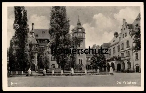 ALTE POSTKARTE JENA DAS VOLKSHAUS Photograph Georg Paetsch cpa postcard AK Ansichtskarte
