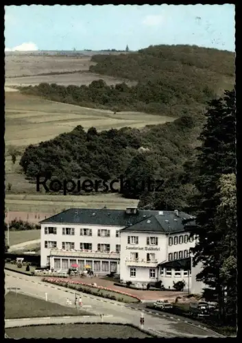 ÄLTERE POSTKARTE NONNWEILER SAAR SANATORIUM WALDHOTEL OPEL VOLKSWAGEN VW BUS Auto car Ansichtskarte AK postcard cpa