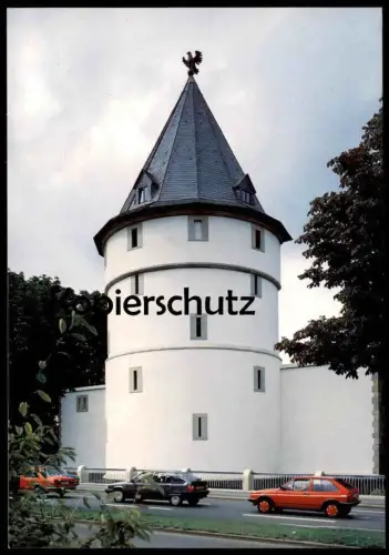 POSTKARTE DORTMUND ADLERTURM VOLKSWAGEN VW POLO Renault Citroen ? Auto Autos car cars Turm tower tour cpa postcard AK