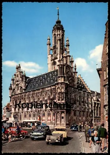 ÄLTERE POSTKARTE MIDDELBURG STADHUIS GROTE MARKT DKW VW Auto Autos car cars cpa postcard AK Ansichtskarte Rathaus