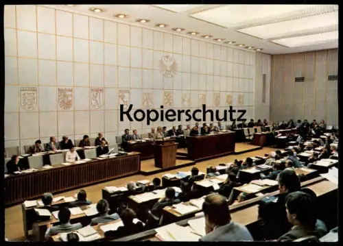 ÄLTERE POSTKARTE BUNDESRAT BONN PLENARSITZUNG Parlament Parliament Parlement Politik Politics Policy Politique Germany