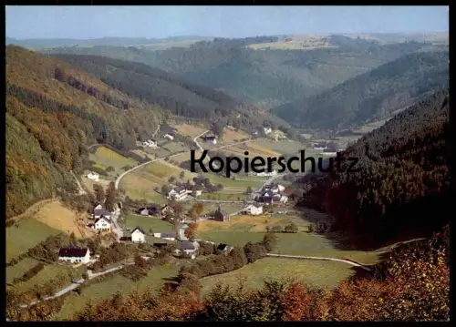 ÄLTERE POSTKARTE ERKENSRUHR PANORAMA TOTALANSICHT GESAMTANSICHT EIFEL Simmerath cpa postcard AK Ansichtskarte