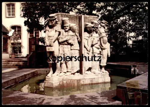ÄLTERE POSTKARTE KÖLN OSTERMANNBRUNNEN Brunnen Willi Ostermann fountain fontaine puits cpa postcard Ansichtskarte