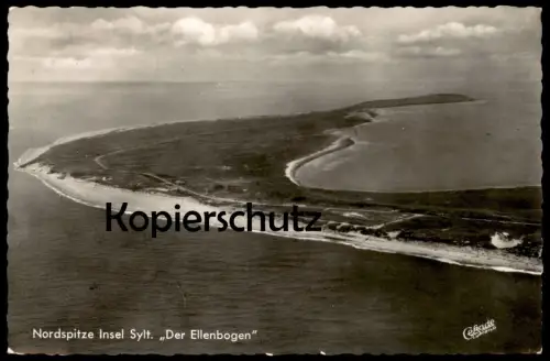 ÄLTERE POSTKARTE NORDSPITZE INSEL SYLT DER ELLENBOGEN Nordsee north sea elbow coude cpa postcard AK Ansichtskarte
