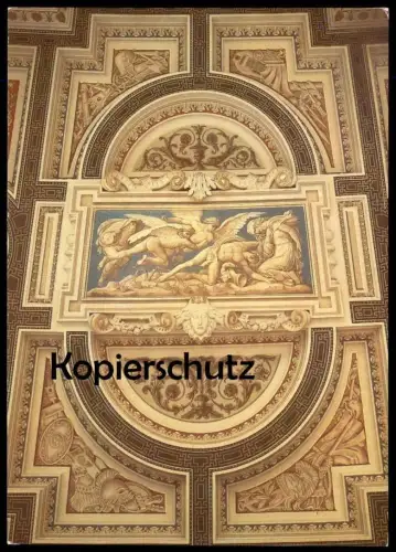 POSTKARTE DRESDEN SEMPEROPER OBERES RUNDFOYER DIONYSOS VON TITANEN BESIEGT OPER SAAL OPERA cpa postcard AK Ansichtskarte