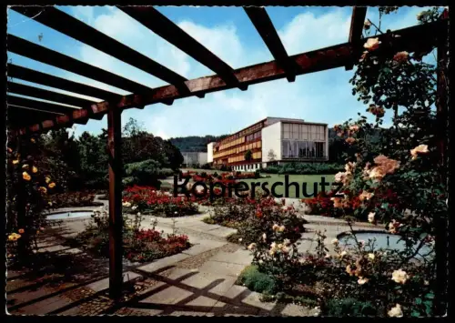 ÄLTERE POSTKARTE BIELEFELD PÄDAGOGISCHE AKADEMIE IM ROSENGARTEN Garden Blume Flower Fleur Flowers Rosen Rose postcard