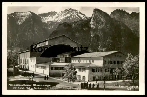 ALTE POSTKARTE OBERAMMERGAU PASSIONSSPIELTHEATER Bayern Passionsfestspiele Schauspiel Spectacle Theater Theatre cpa AK