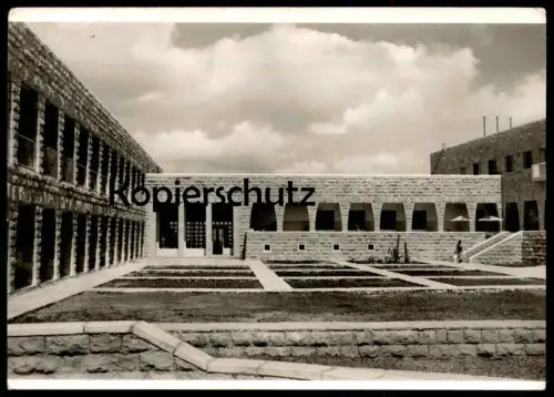 ÄLTERE POSTKARTE BEIT JALA BAIT DSCHALA EVANG. MÄDCHENSCHULE TALITHA KUMI INNENHOF Jordanien Palestine Palästina