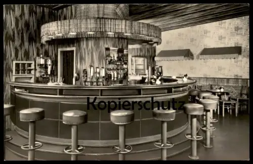 ÄLTERE POSTKARTE FREIBURG IM BREISGAU MILCHBAR HOCHALLEE INH. PETER PORALLA milk bar Architektur Ansichtskarte AK cpa