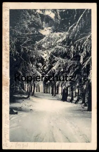 ALTE POSTKARTE WINTERPRACHT ALTENBERG STEMPEL FREMDENHOF ZUR POST MAX KLÖSS ERZGEBIRGE WINTER hiver Schnee snow neige AK