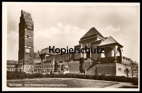 ALTE POSTKARTE DARMSTADT KÜNSTLERKOLONIE-AUSSTELLUNGSHAUS cpa postcard AK Ansichtskarte