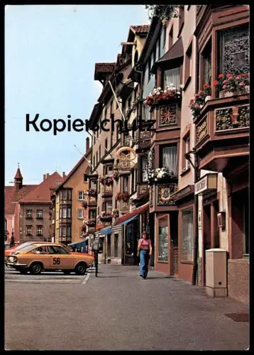 ÄLTERE POSTKARTE ROTTWEIL FIAT 850 NUMMER 56 BÄCKEREI BREZEL bakery Auto Rennwagen bolide racing car postcard cpa AK