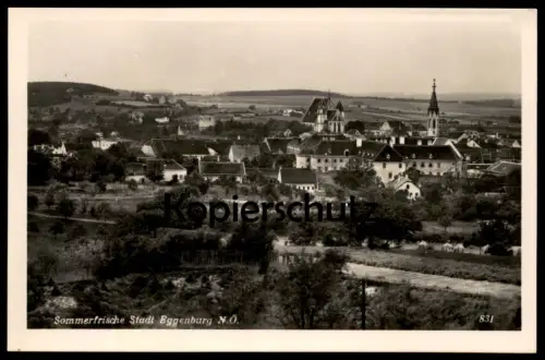 ALTE POSTKARTE SOMMERFRISCHE STADT EGGENBURG NIEDERÖSTERREICH N.Ö. Austria Autriche Österreich Ansichtskarte AK cpa