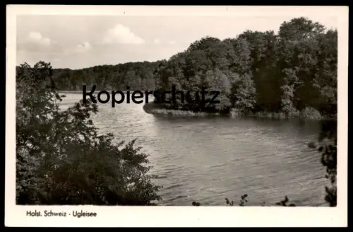 ALTE POSTKARTE HOLSTEINISCHE SCHWEIZ UGLEISEE PANORAMA EUTIN UKLEISSE Uglei See Ansichtskarte AK cpa postcard