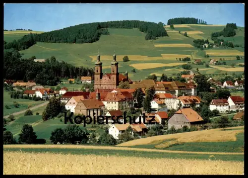 ÄLTERE POSTKARTE ST. PETER IM SCHWARZWALD PANORAMA Kirche church église black forest Ansichtskarte AK postcard cpa