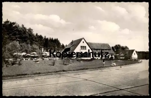ÄLTERE POSTKARTE GÜTERSLOH AUTOBAHN-RASTHAUS-HOTEL G. NEEF Raststätte Autobahnraststätte autoroute highway motorway AK