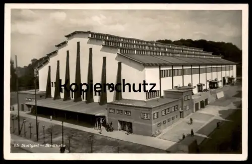 ALTE POSTKARTE STUTTGART STADTHALLE Halle Ansichtskarte AK cpa postcard