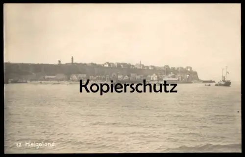 ALTE POSTKARTE HELGOLAND PANORAMA INSEL VOR ZERSTÖRUNG LEUCHTTURM lighthous phare Ansichtskarte AK cpa postcard