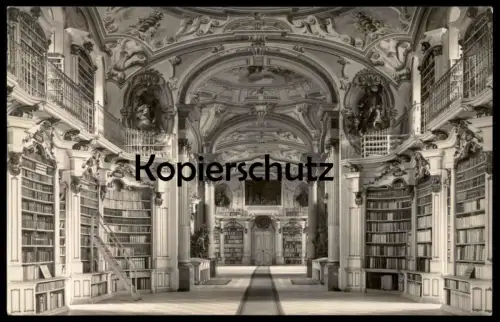 ALTE POSTKARTE STIFT ADMONT BIBLIOTHEK 1933 bei Liezen Stiftsbibliothek Library Bibliotheque Ansichtskarte cpa postcard