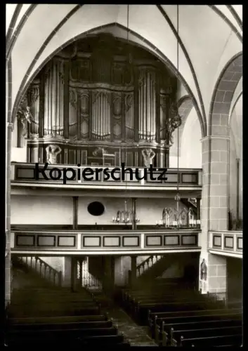 ÄLTERE POSTKARTE HAVELBERG ST. LAURENTIUS KIRCHE WAGNER SCHOLZE ORGEL Scholtze interieur l'eglise orgue organ postcard