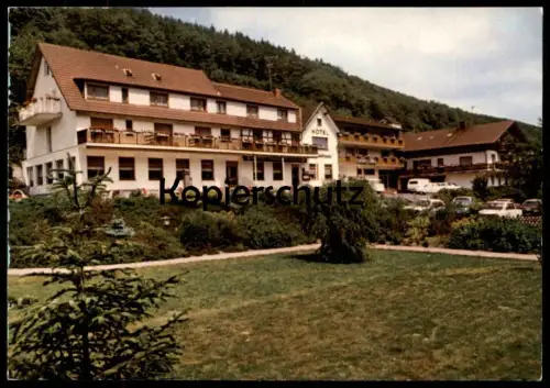 ÄLTERE POSTKARTE HOTEL RESTAURANT CAFÉ WALDFRIEDE ERKENSRUHR EIFEL hauseigene Jagd, Forellen Simmerath cpa postcard AK
