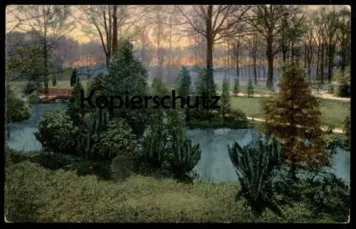 ALTE POSTKARTE ZITTAU SACHSEN WEINAU 1916 Sachsen Park Garten Ansichtskarte cpa AK postcard