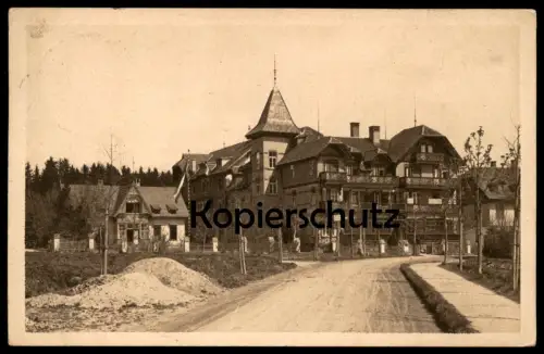 ALTE POSTKARTE KÖNIGSFELD SCHWARZWALD DONISWALDHOTEL HOTEL DONISWALD ERDHAUFEN 1924 Ansichtskarte AK cpa postcard