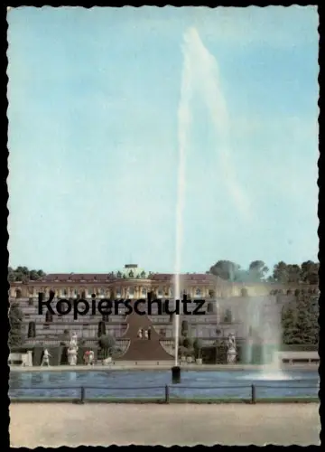 ÄLTERE POSTKARTE POTSDAM SCHLOSS SANSSOUCI BRUNNEN castle chateau Fontaine fountain Ansichtskarte AK postcard cpa