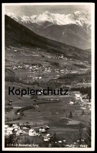 ALTE POSTKARTE BLICK INS STUBAITAL PANORAMA 1941 TIROL NEUSTIFT ? TELFS ? MIEDERS ? AK Ansichtskarte cpa postcard