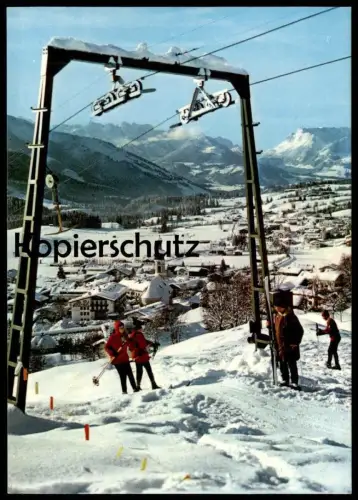 ÄLTERE POSTKARTE REIT IM WINKL WINTER SKILIFT Skifahren Sport Lift skiing faire du ski hiver neige Ansichtskarte cpa