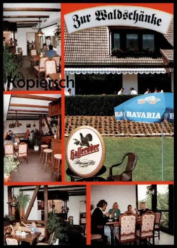 ÄLTERE POSTKARTE DRÜBECK ZUR WALDSCHÄNKE HASSERÖDER BIER beer label Ilsenburg Harz Autogramm Germer cpa postcard AK