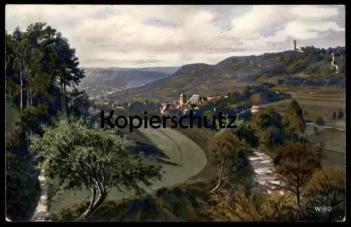 ALTE KÜNSTLER POSTKARTE JENA FUCHSTURM MIT ZIEGENHAIN 1914 WIRO AK Wiedemann's Ansichtskarte cpa postcard