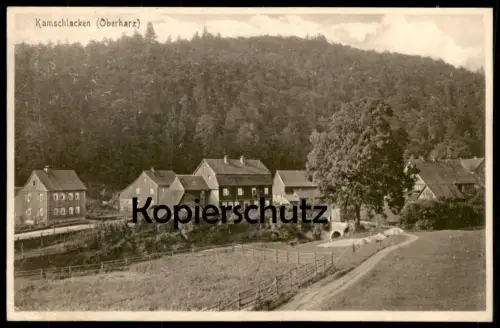 ALTE POSTKARTE KAMSCHLACKEN OBERHARZ Harz Osterode Riefensbeek-Kamschlacken Ansichtskarte AK postcard cpa