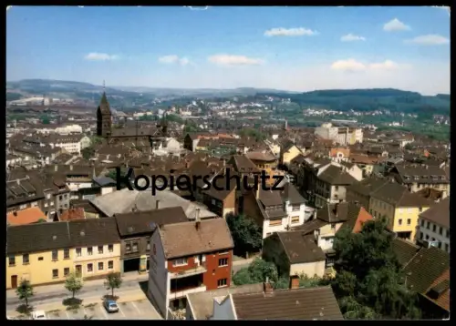 ÄLTERE POSTKARTE NEUNKIRCHEN SAAR TEILANSICHT PANORAMA Saarland Ansichtskarte AK cpa postcard