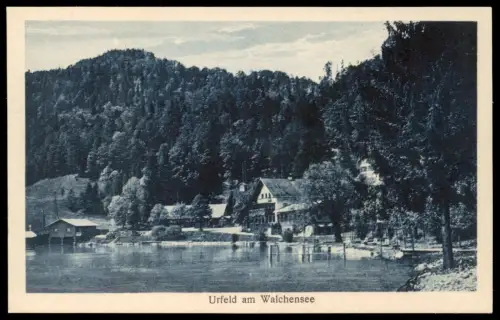 ALTE POSTKARTE URFELD AM WALCHENSEE Kochel am See Monopol Verlagsanstalt München Hall Ansichtskarte AK cpa postcard