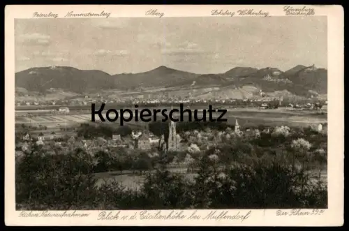 ALTE POSTKARTE BLICK VON DER CÄCILIENHÖHE BEI MUFFENDORF Bonn Bad Godesberg Richarz AK cpa postcard Ansichtskarte
