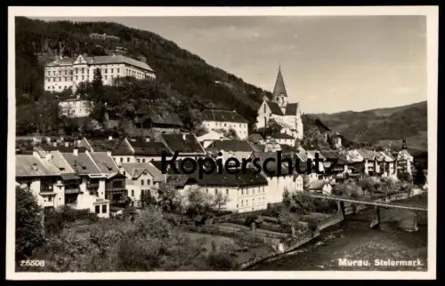 ALTE POSTKARTE MURAU PANORAMA 1923 TOTALANSICHT STEIERMARK Austria Österreich AK Ansichtskarte cpa postcard