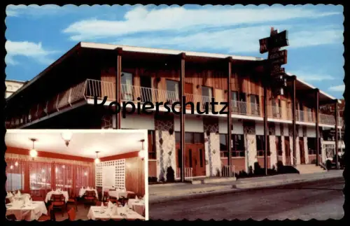 ÄLTERE POSTKARTE MOTEL MANOIR CHAUDIÈRE VILLE ST. SAINT GEORGES BEAUCE QUÉBEC Canada Kanada cpa postcard Ansichtskarte
