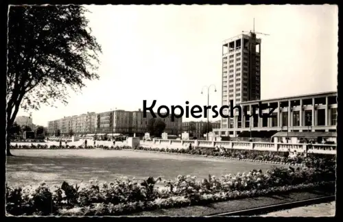 ÄLTERE POSTKARTE LE HAVRE PLACE DE L'HOTEL DE VILLE ET BOULEVARD FOCH Bus cpa postcard AK Ansichtskarte