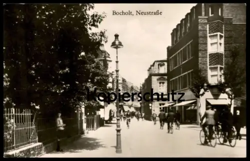 ÄLTERE POSTKARTE BOCHOLT NEUSTRASSE REPRO 1973 Neustraße cpa postcard AK Ansichtskarte