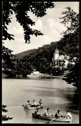 ÄLTERE POSTKARTE LILLAFÜRED PALOTA SZÁLLÓ A HÁMORI-TÓVAL Ruderer Miskolc Mischkolz Ungarn Hungary Hongrie cpa postcard