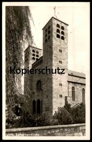 ALTE POSTKARTE UNNA KATHARINEN-KIRCHE Katharinenkirche church église Ansichtskarte AK cpa postcard