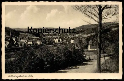 ÄLTERE POSTKARTE HOFFNUNGSTHAL BEI KÖLN Rösrath Eisenbahn Railway Chemin de fer Ansichtskarte cpa postcard AK