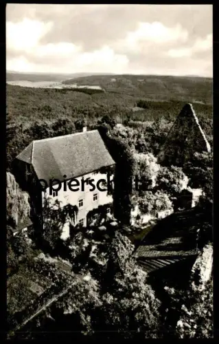 ÄLTERE POSTKARTE RUINE LICHTENBURG BEI OSTHEIM Rhön Bayern ruin castle chateau cpa postcard AK Ansichtskarte