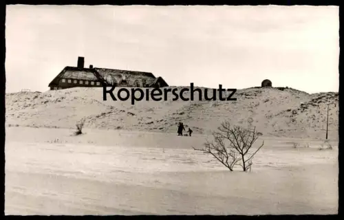 ÄLTERE POSTKARTE LIST AUF SYLT WINTER EIS SCHNEE hiver snow neige Schlitten sleigh luge AK Ansichtskarte cpa postcard