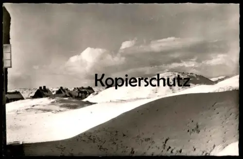 ÄLTERE POSTKARTE LIST AUF INSEL SYLT IM WINTER EIS SCHNEE hiver snow neige AK Ansichtskarte cpa postcard