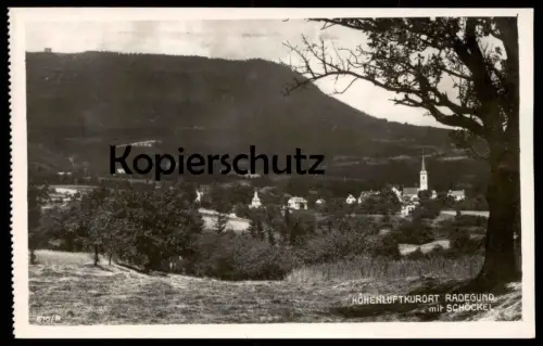 ALTE POSTKARTE ST. RADEGUND MIT SCHÖCKEL 1931 PANORAMA BEI GRAZ Austria Österreich Autriche Ansichtskarte cpa postcard