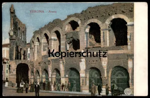 ALTE POSTKARTE CARTOLINA VERONA ARENA Italia Italy Italie Italien cpa postcard Ansichtskarte AK