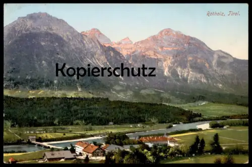 ALTE POSTKARTE ROTHOLZ IN TIROL PANORAMA Strass Abschlussjahrgang adressiert Dr. Marek Handelsakademie Innsbruck Austria