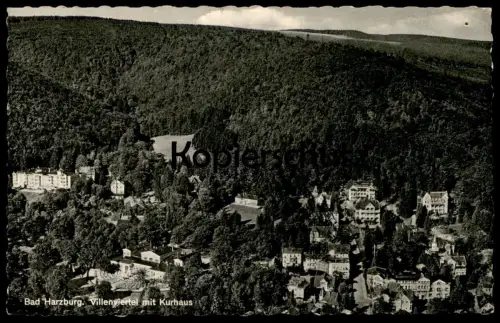 ÄLTERE POSTKARTE BAD HARZBURG VILLENVIERTEL PANORAMA TOTAL TOTALANSICHT Villen Villa cpa postcard AK Ansichtskarte